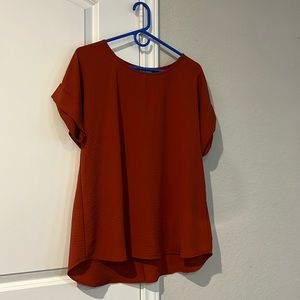 Rust Orange Women’s Top